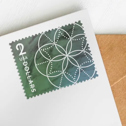 2-2 Floral Geometry Stamps