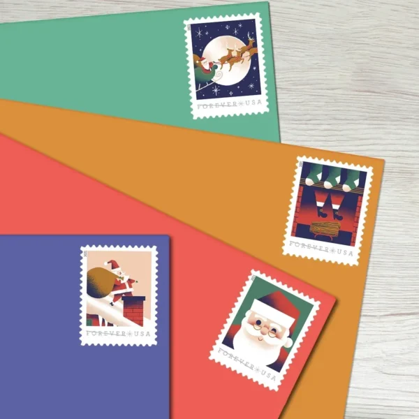 A_Visit_from_St._Nick_Stamps_2 A Visit from St. Nick Stamps - Forever First Class Postage Stamps