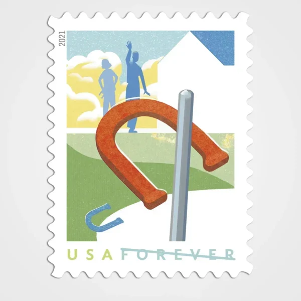 Backyard_Games_Stamps_1 Backyard Games Stamps - Forever First Class Postage Stamps