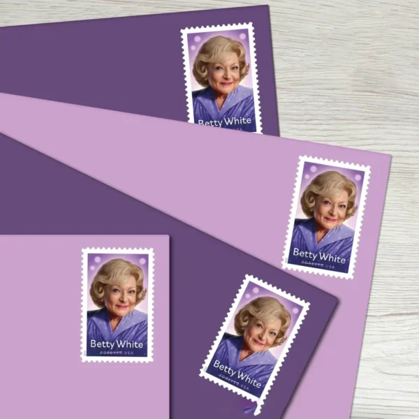 Betty_White_Stamps_2 Betty White Stamps - Forever First Class Postage Stamps