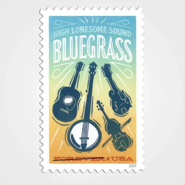 Bluegrass_Stamp_1 Bluegrass Stamps - Forever First Class Postage Stamps