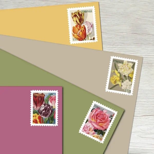 Botanical_Art_Stamps_2 Botanical Art Stamps - Forever First Class Postage Stamps