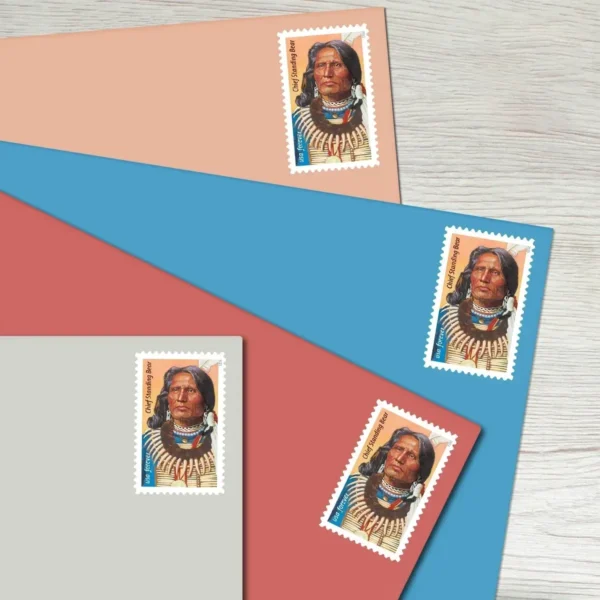 Chief_Standing_Bear_Stamps_2 Chief Standing Bear Stamps - Forever First Class Postage Stamps