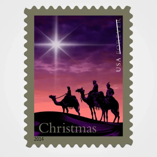 ChristmasMagiStamps1 Christmas Magi Stamps - Forever First Class Postage Stamps