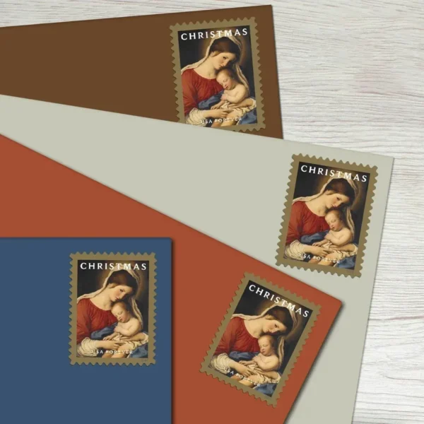 Christmas Madonna and Child Stamps - Forever First Class Postage Stamps