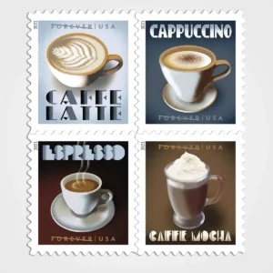 Espresso_Drinks_Stamps_1 Espresso Drinks Stamps - Forever First Class Postage Stamps