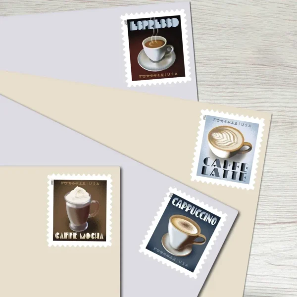 Espresso_Drinks_Stamps_2 Espresso Drinks Stamps - Forever First Class Postage Stamps