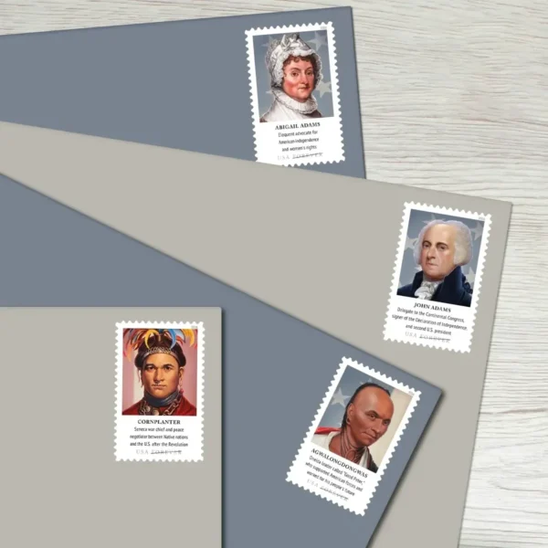 FiguresoftheAmericanRevolutionStamps2 Figures of the American Revolution Stamps - Forever First Class Postage Stamps