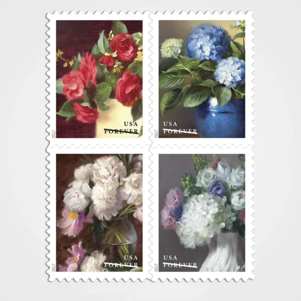 Flowers_from_the_Garden_Stamps_1 Flowers from the Garden Stamps - Forever First Class Postage Stamps