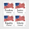 Four_Flags_Stamps_1 Four Flags Stamps - Forever First Class Postage Stamps