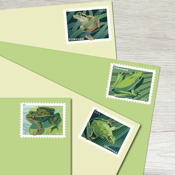 Frogs Stamps - Forever First Class Postage Stamps