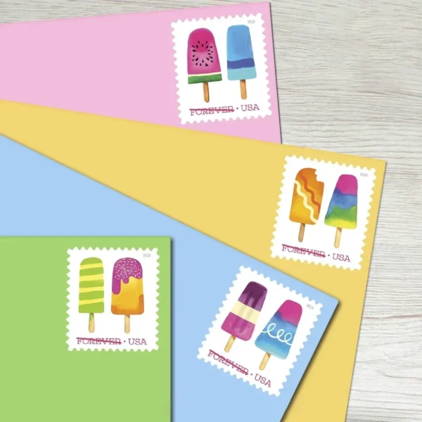 Frozen_Treats_Stamps_2 Frozen Treats Stamps - Forever First Class Postage Stamps