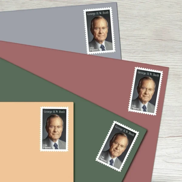 George_H.W._Bush_Stamps_2 George H.W. Bush Stamps - Forever First Class Postage Stamps