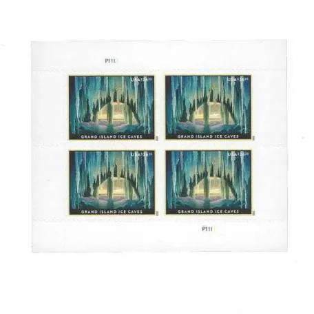 Grand Island Ice Caves Stamps