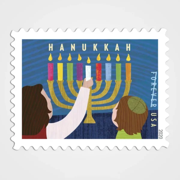 Hanukkah_2020_Stamps_1 Hanukkah 2020 Stamps - Forever First Class Postage Stamps