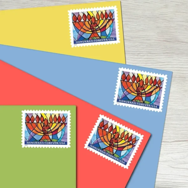 Hanukkah_2022_Stamps_2 Hanukkah 2022 Stamps - Forever First Class Postage Stamps
