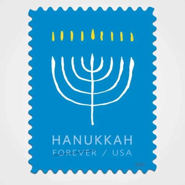Hanukkah_Stamps_1 Hanukkah 2024 Stamps - Forever First Class Postage Stamps