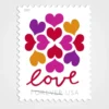 Hearts_Blossom_Stamps_1 Hearts Blossom Stamps - Forever First Class Postage Stamps