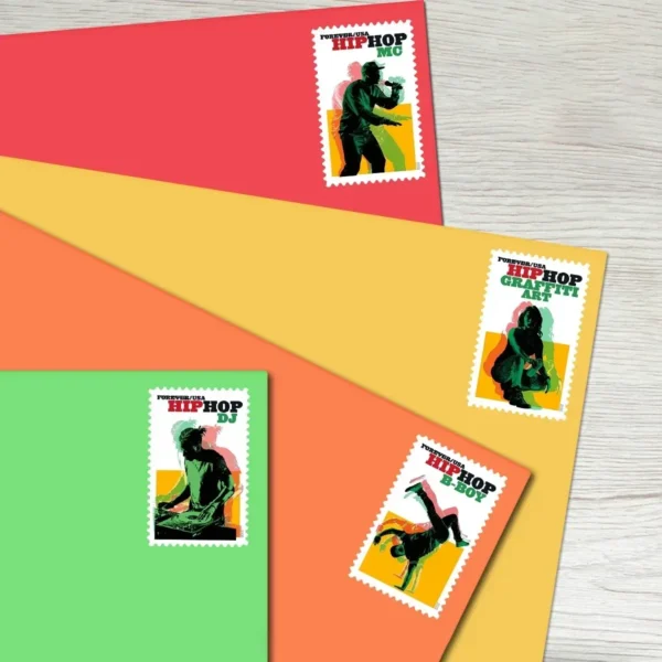 Hip Hop Stamps - Forever First Class Postage Stamps