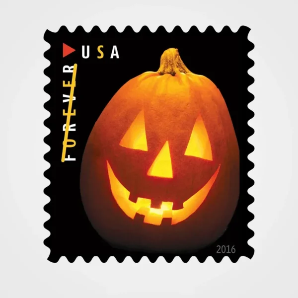Jack-o'-lanterns Stamps - Forever First Class Postage Stamps