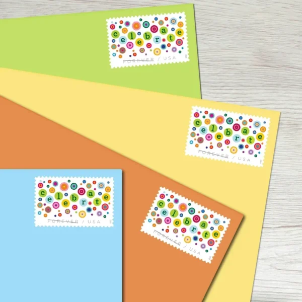 Let's Celebrate! Stamps - Forever First Class Postage Stamps