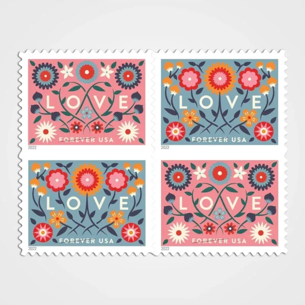 Love_2022_Stamps_1 Love 2022 Stamps - Forever First Class Postage Stamps