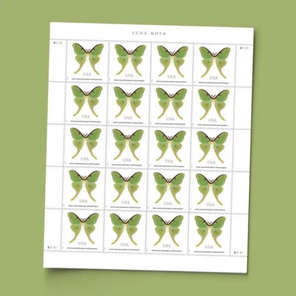 Luna Moth Stamps2 Luna Moth Stamps