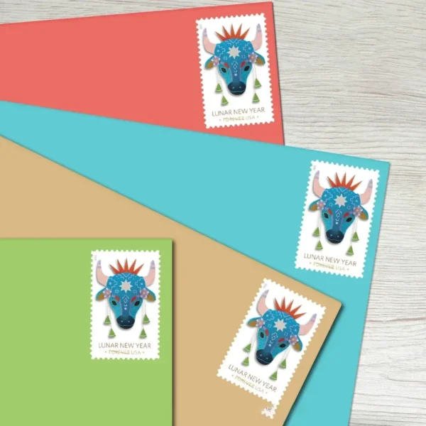 Lunar_New_Year_Year_of_the_Ox_Stamps_2 Lunar New Year · Year of the Ox Stamps - Forever First Class Postage Stamps