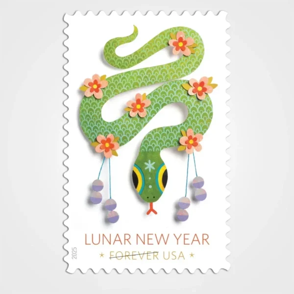 Lunar_New_Year_Year_of_the_Snake_Stamps_1 Lunar New Year · Year of the Snake Stamps - Forever First Class Postage Stamps
