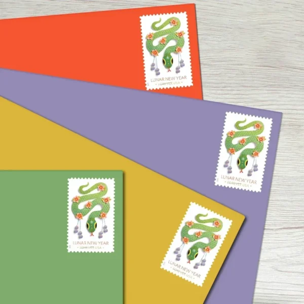 Lunar_New_Year_Year_of_the_Snake_Stamps_2 Lunar New Year · Year of the Snake Stamps - Forever First Class Postage Stamps