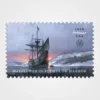 MayflowerinPlymouthHarborStamps1 Mayflower in Plymouth Harbor Stamps - Forever First Class Postage Stamps