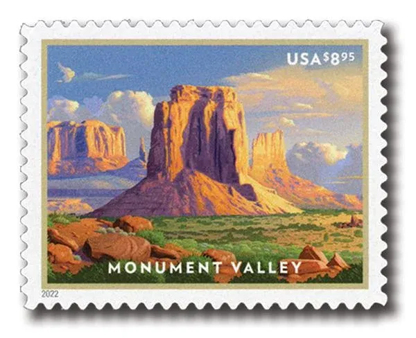 Monument Valley-Scenic Landscape stamps
