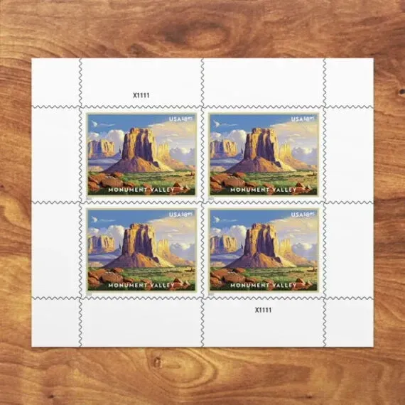 Monument Valley-Scenic Landscape stamps