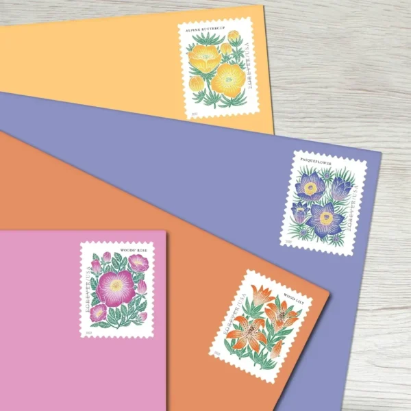 Mountain Flora Stamps - Forever First Class Postage Stamps