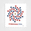 Patriotic_Spiral_Stamps_1 Patriotic Spiral Stamps - Forever First Class Postage Stamps