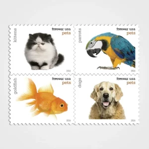 Pets_Stamps_1 Pets Stamps - Forever First Class Postage Stamps