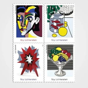 Roy_Lichtenstein_Stamps_1 Roy Lichtenstein Stamps - Forever First Class Postage Stamps