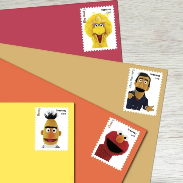 Sesame_Street_Stamps_2 Sesame Street Stamps - Forever First Class Postage Stamps