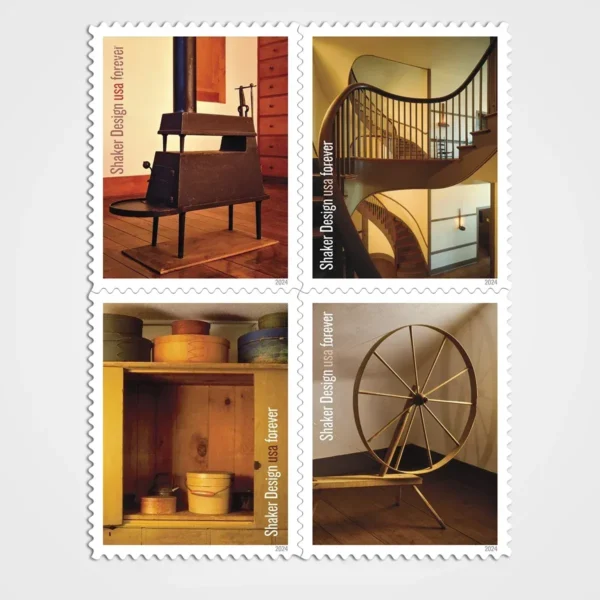 Shaker_Design_Stamps_1 Shaker Design Stamps - Forever First Class Postage Stamps