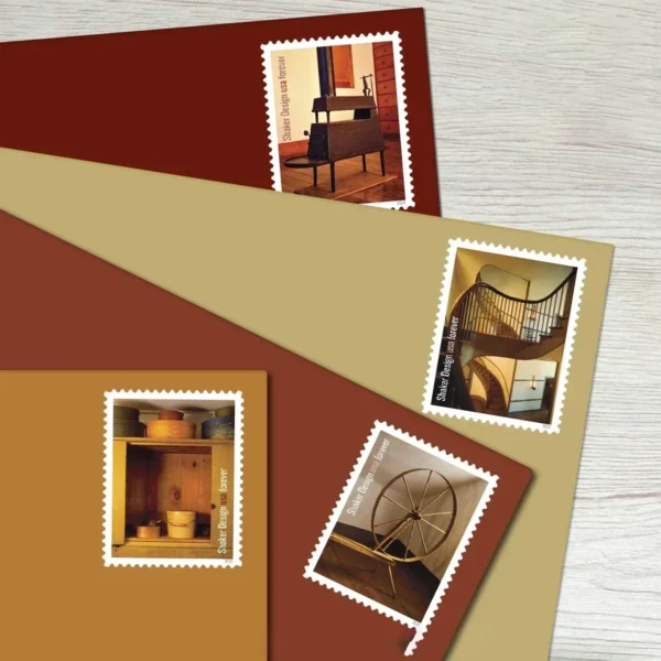 Shaker_Design_Stamps_2 Shaker Design Stamps - Forever First Class Postage Stamps