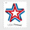 Star_Ribbon_Stamps_1 Star Ribbon Stamps - Forever First Class Postage Stamps