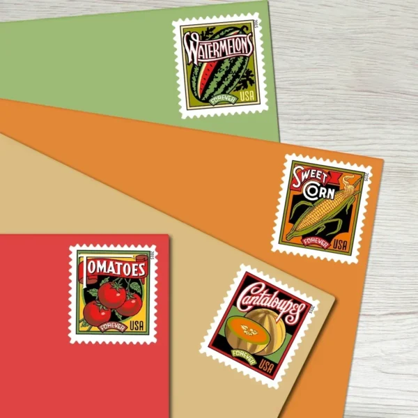 Summer_Harvest_Stamps_2 Summer Harvest Stamps - Forever First Class Postage Stamps