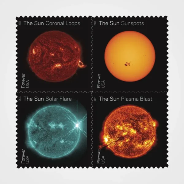 Sun_Science_Stamps_1 Sun Science Stamps - Forever First Class Postage Stamps