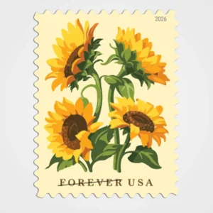 SunflowersStamps1 Sunflowers Stamps - Forever First Class Postage Stamps