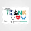 Thank You Stamps - Forever First Class Postage Stamps