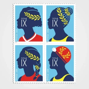 Title_IX_Stamps_1 Title IX Stamps - Forever First Class Postage Stamps