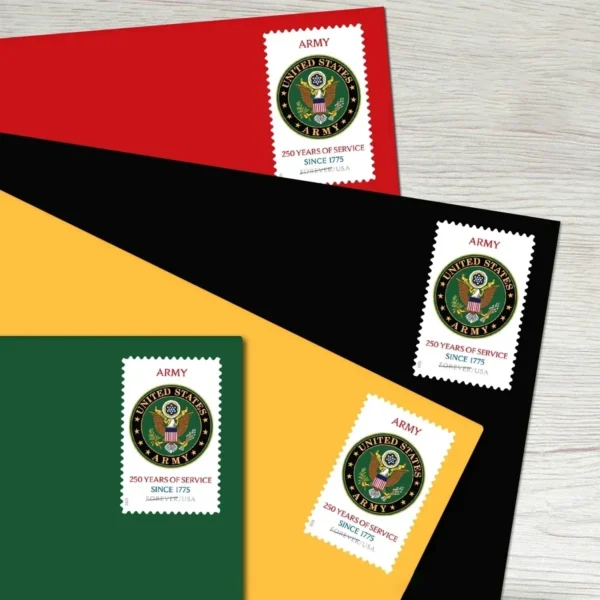 U.S._Army_250th_Stamps_2 U.S. Army 250th Stamps - Forever First Class Postage Stamps