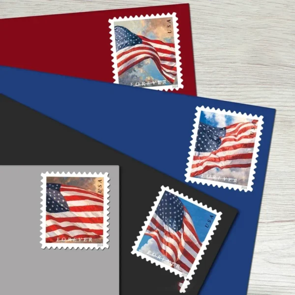 U.S._Flag_2024_Stamps_2 U.S. Flag 2024 Stamps - Forever First Class Postage Stamps
