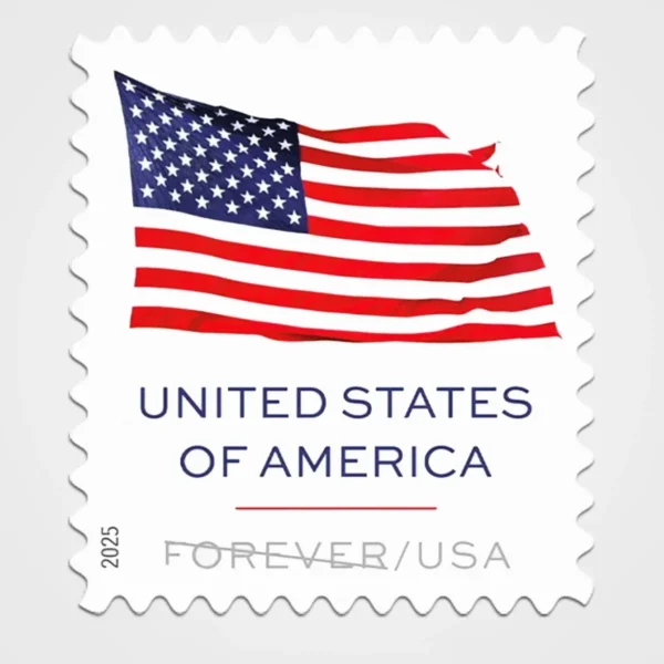 U.S._Flag_2025_Stamps_1 U.S. Flag 2025 Stamps - Forever First Class Postage Stamps