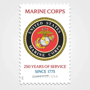 U.S._Marine_Corps_250th_Stamps_1 U.S. Marine Corps 250th Stamps - Forever First Class Postage Stamps
